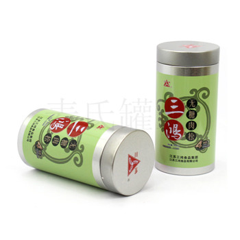 精致圓形無(wú)糖肉松鐵罐,馬口鐵食品罐,江蘇食品制罐廠(chǎng)